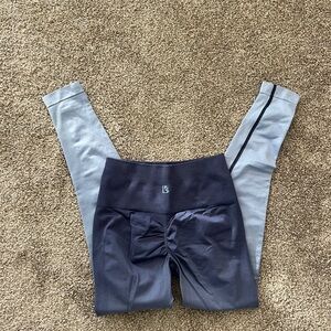 BuffBunny Blue Scrunch Seamless Leggings